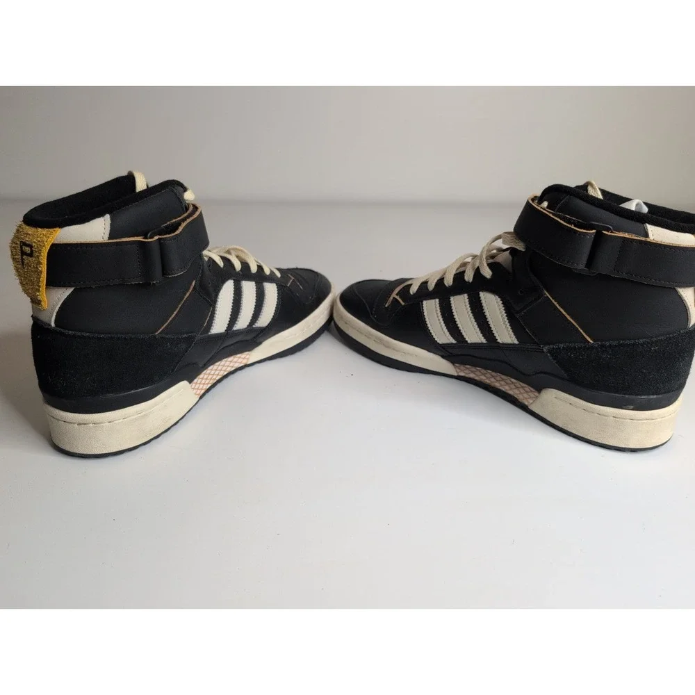 Adidas High Top Pensole Rare Sneakers Black Yellow GW9636 Mens 11.5
